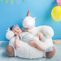 ins children sofa cartoon unicorn styling sloth sofa cushion plush toy baby holiday gift