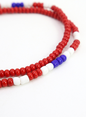 925纯银琉璃珠圆珠链男女项链