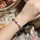 Pomegranate red hand ornaments thickly plated with real gold, new Chinese design