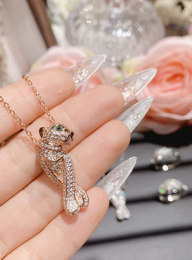 跨境热销时尚潮流绿眼豹戒指