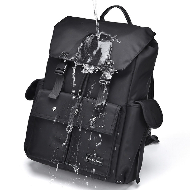 ChuongKaiye新款男士双肩包时尚简约背包防水休闲书包大容量男包,淘宝优惠券,粉丝福利购,淘宝优惠卷