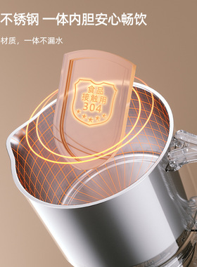 龙的LD-SH0671折叠电热水壶便携式旅行烧水壶304不锈钢双层防烫
