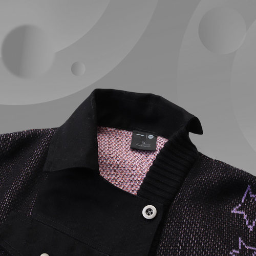 李宁正品LINE FRIENDS联名男女同款防风立领休闲开衫外套AMBQ044 - 图1