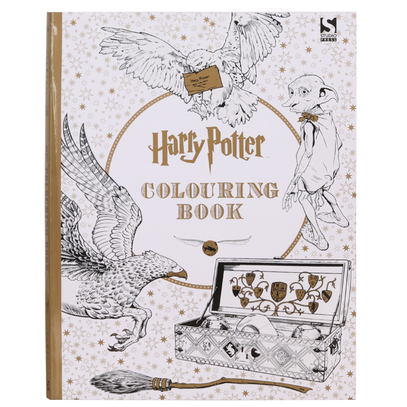 英文版哈利波特harry potter coloring book奇趣魔幻涂色书涂鸦本 - 图3