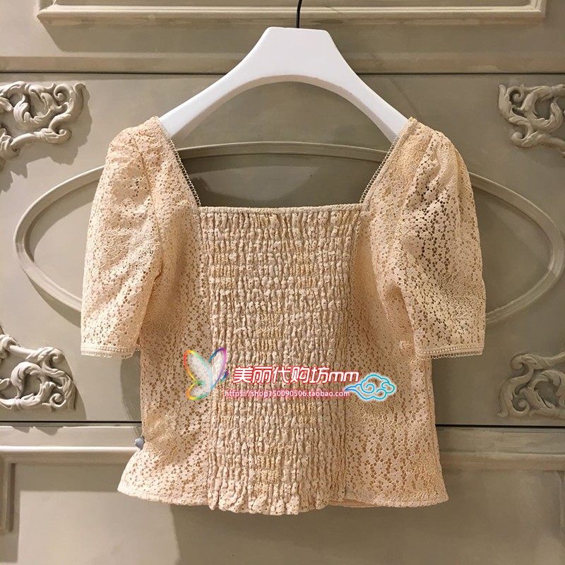 欧时力丹妮2020新款春夏装方领衬衫 美丽正品代购衬衫