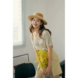 Meiyang Meiyang [Clearance Special Sales Poscup] Bandling Короткая юбка полосатая ремешок с плотной высокой талией -линейная юбка
