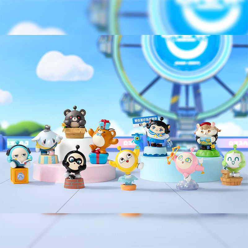 蛋仔派对手办POPMART泡泡玛特 蛋仔派对缤纷乐园经典系列盲盒手办玩具摆件礼物