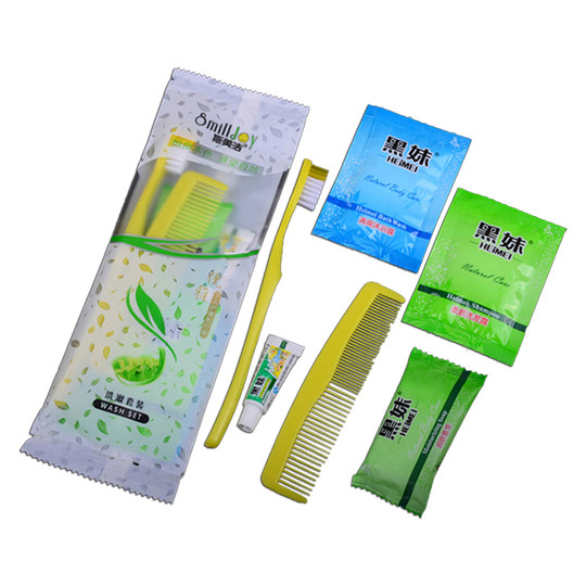 Hotel toiletries four-in-one hotel six-piece toothbrush set