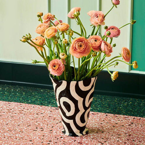 sort丹麦HAY不规则手工陶瓷花瓶北欧装饰艺术抽象花器SHADOW VASE - 图2