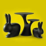 Сортировка итальянского Qeeboo Импортированное творческое кроличье дерево детское стол.