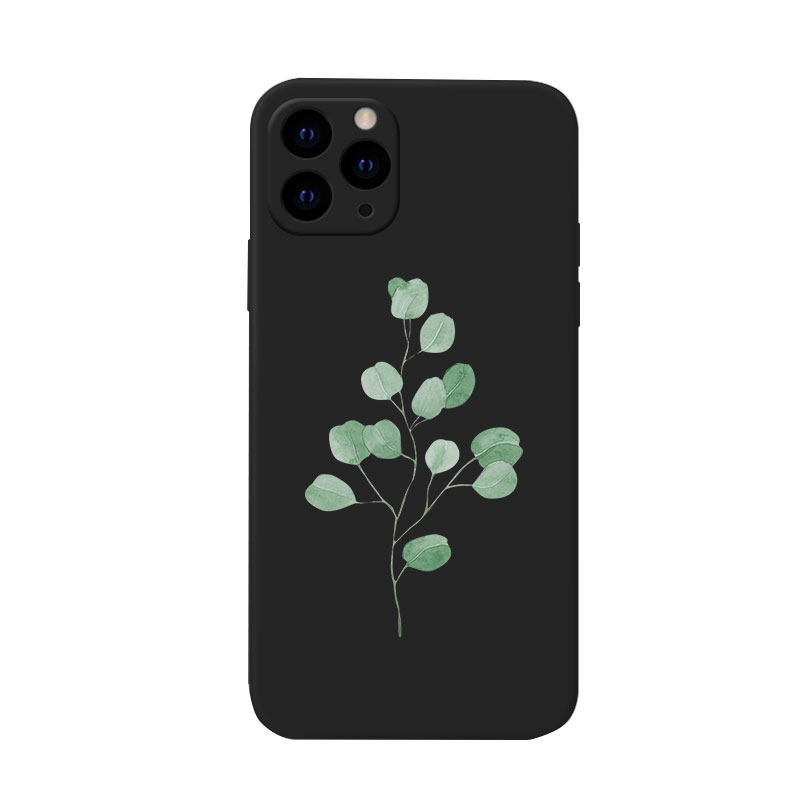 抹茶绿叶子清新冷淡风适用苹果14promax手机壳13全包12小米11华为mate50硅胶P40透明nova10防摔9红米K60pro潮,淘宝优惠券,粉丝福利购,淘宝优惠卷