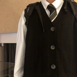 Японский ретро трендовый трикотажный кардиган, жилет, свитер, свободный крой