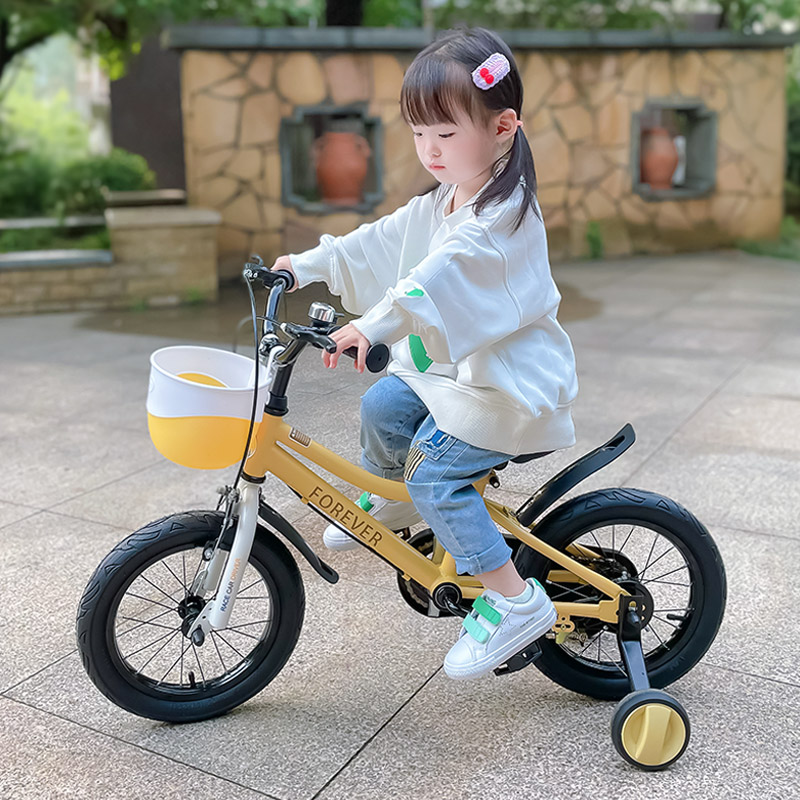 永久儿童自行车男孩脚踏车女童3-6岁以上单车14-18寸女孩脚踏车子