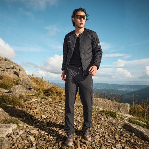 MAMMUT猛犸象Trekkers 3.0男士户外徒步防风防泼水高弹力软壳长裤 - 图1