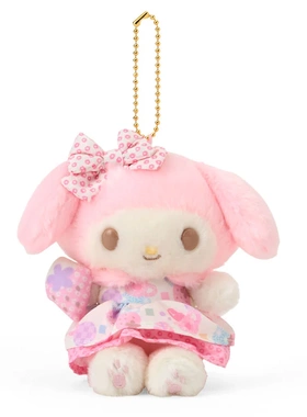 日本Sanrio三丽鸥HelloKitty玉桂狗美乐蒂酷洛米娃娃公仔包包挂件