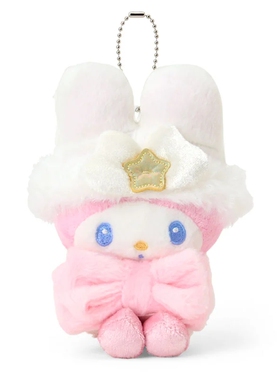 日本三丽鸥HelloKitty美乐蒂玉桂狗酷洛米闪耀星星娃娃公仔包挂件