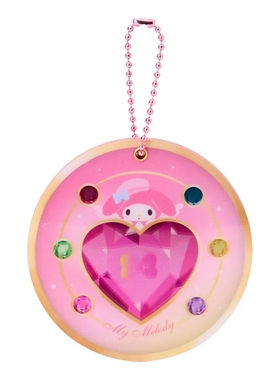 日本Sanrio三丽鸥HelloKitty玉桂狗美乐蒂酷洛米随身镜子包包挂件