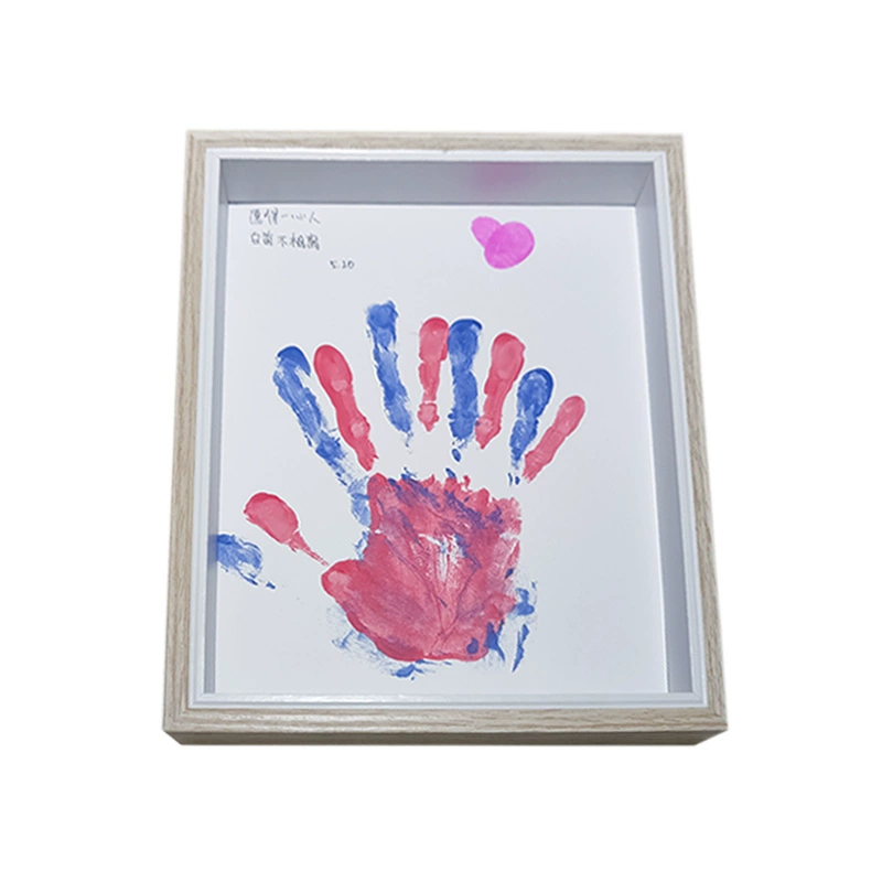 情侣手印相框油画颜料DIY手掌印泥工纪念手膜闺蜜七夕情人节礼物