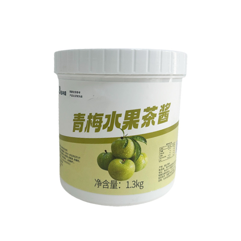 好迈青梅果酱1.3kg果肉果粒酱沙冰刨冰奶茶店面包烘焙商用原料,淘宝优惠券,粉丝福利购,淘宝优惠卷