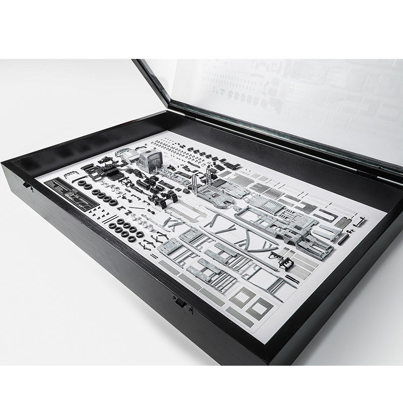 GCD 1:64奔驰重卡拖车运输车拆件相框 合金仿真汽车模型,淘宝优惠券,粉丝福利购,淘宝优惠卷