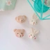 Xin chào bạc hà xanh dễ thương gấu thỏ trâm ống 栎 cùng túi phụ kiện trâm cài - Trâm cài