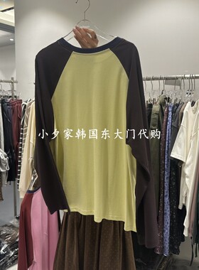一件包邮 小夕韩国东大门代购COMBO26秋季女装时尚新款长袖T恤