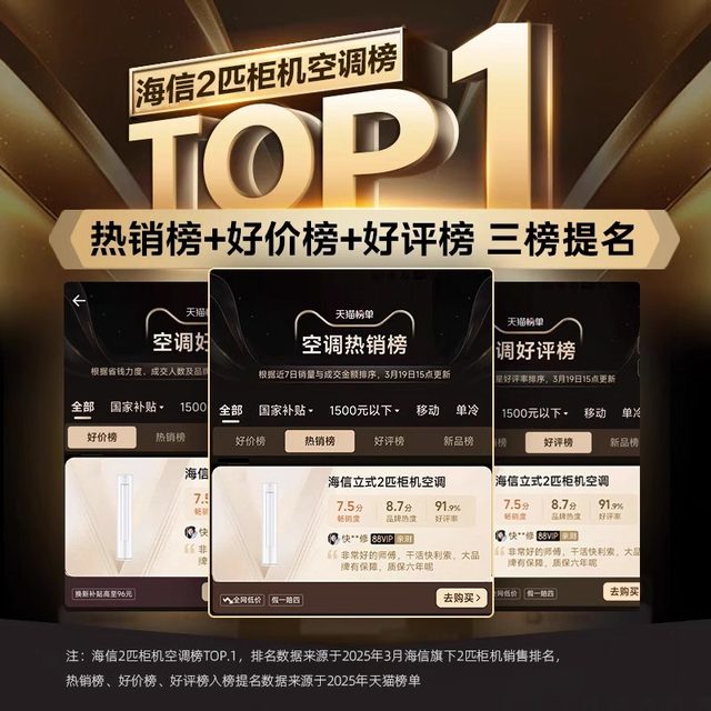 Hisense 2-horsepower energy-saving air conditioner cabinet