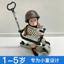 scooters scooter child 1 1 3-6-12 year old male and female child baby car can take a ride-slip three-in-one 763j