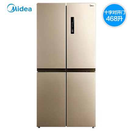 十字对开四门变频静音节能家用电冰箱 E 468WTPM BCD 美 Midea 十字对开四门变频静音节能家用电冰箱 E 468WTPM BCD 美 Midea
