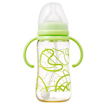 Day Kangzhen Meimei bottle exploring with a wide mouth with handle PPSU bottle of bottle 180 330ml with gravity ball anti-flatulled gas 391