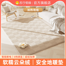 Three Spring Floor Warm Cushion Home Fever Heating Ground Mat Bedroom Living Room Tatami Electric Hot Carpet Geothermal Mat 2267