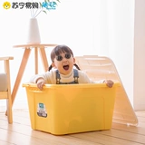 茶花 Очень большой пластиковый ящик для хранения, коробка для хранения, игрушка