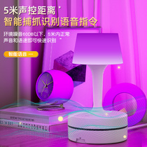 Voice-controlled small night light nightlight Nightlight Ambience Light Bedroom Mistress Sleep students Private eye table lamp row socket 1322
