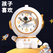 Astronaut small alarm clock student with children boy bedroom desktop swing desktop clock special up to deity 878