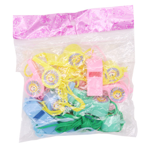 塑料口哨儿童口哨礼品哨子裁判哨球迷挂绳运动会口哨包邮 - 图3