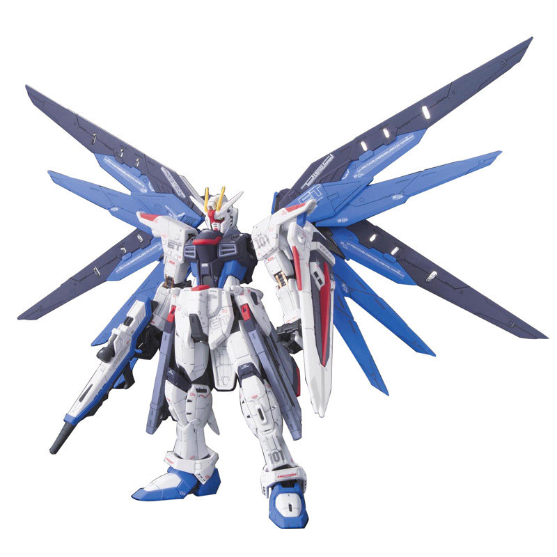 万代敢达拼装模型RG 05 1/144 ZGMF-X10A Freedom Gundam自由高达_虎窝淘