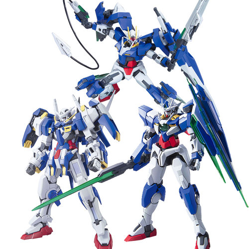 万代高达模型HG 1/144 00雪崩能天使七剑00Q妖天使00R拼装敢达 - 图0