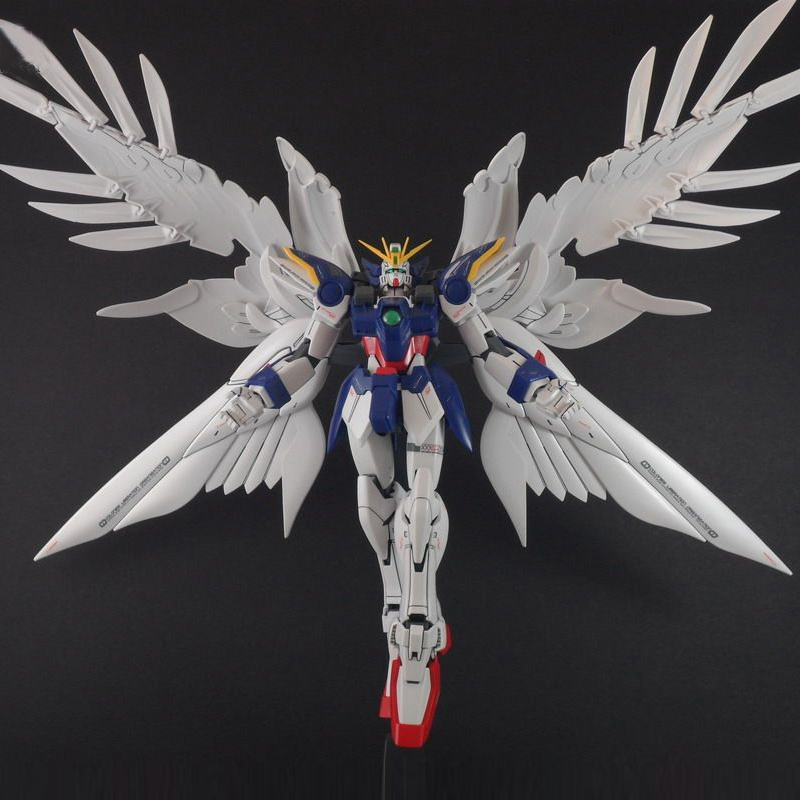 预定 万代高达拼装模型 MG 1/100 Wing Zero飞翼零式掉毛天使敢达