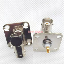 Radio Frequency coaxial BNC-KWF connector BNC mother elbow with flange 50 Ohm socket BNC Q9-KWFD seat