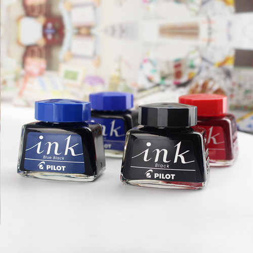 正品PILOT百乐优质非碳素30ML不堵笔尖钢笔墨水INK-30黑色墨水囊 - 图1