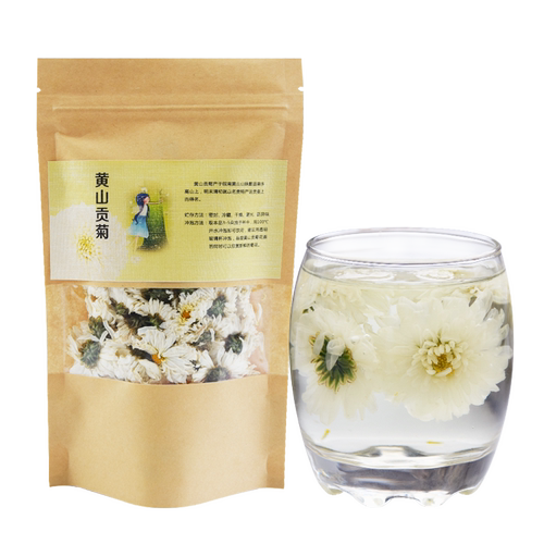 安徽黄山贡菊徽白菊花茶散袋装非金银花泡水组合搭配干菊花果茶叶 - 图3