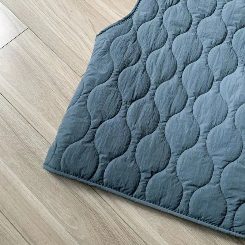 外贸原单日系户外防泼水菱形格绗棉时尚休闲V领背心男女马甲0706,淘宝优惠券,粉丝福利购,淘宝优惠卷