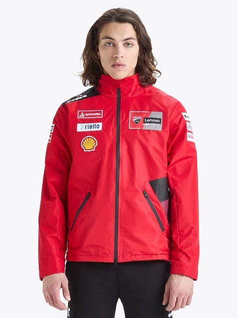 Ducati joint factory team uniform cycling suit for men and women autumn and winter windproof and waterproof soft shell jacket commuting loose jacket