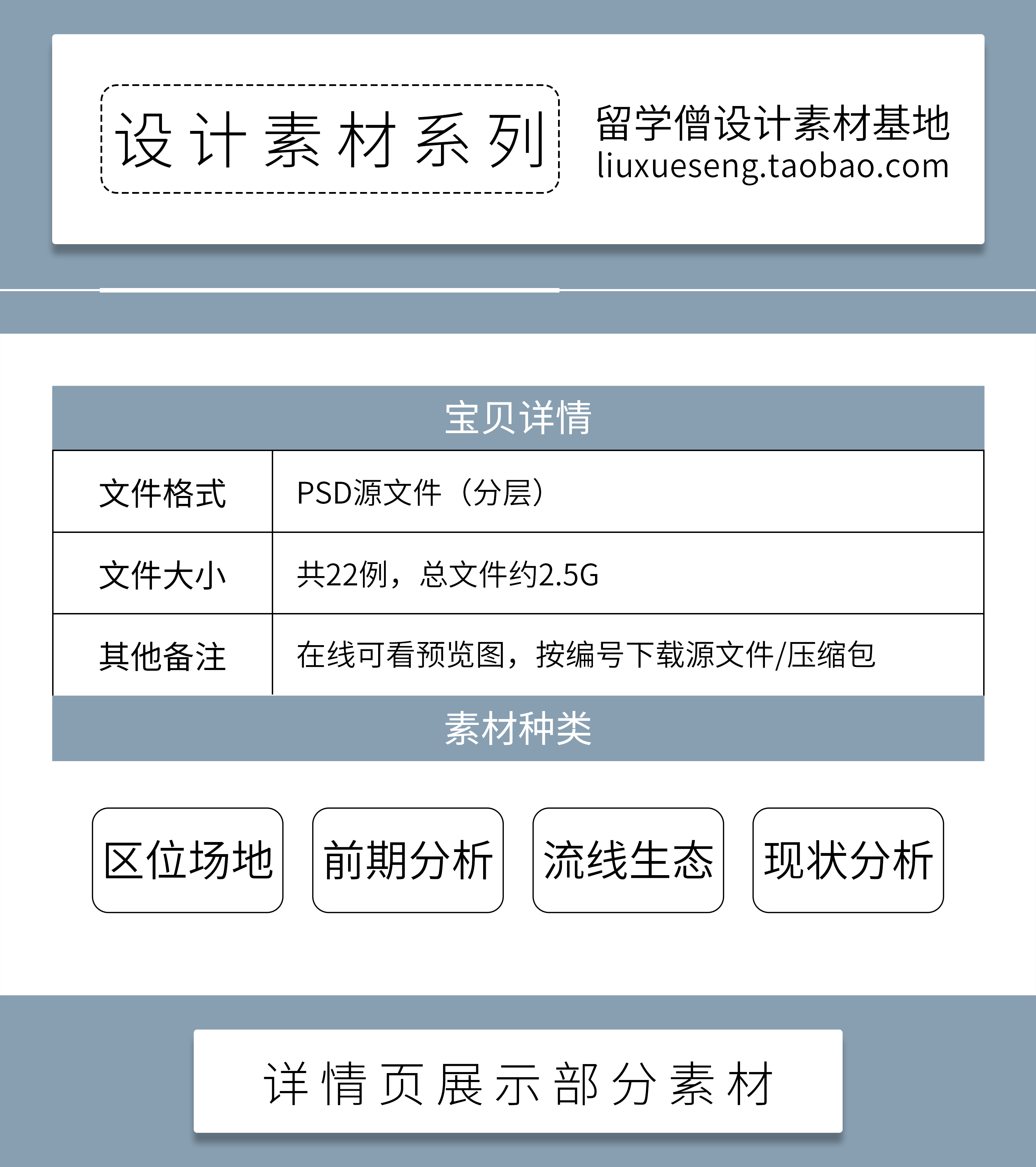 区位分析图psd高阶灰调竞赛风前期分析区位分析场地分析图源文件 - 图0