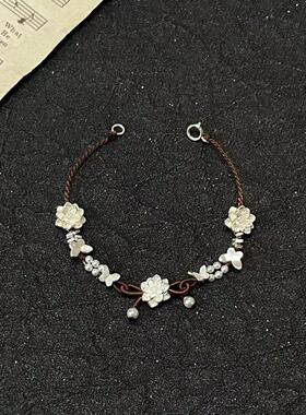小碎花清新手工编织diy手