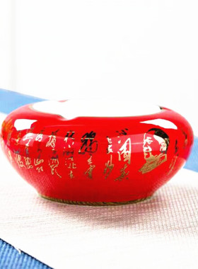 醴陵复古中式风客厅文房四宝瓷器