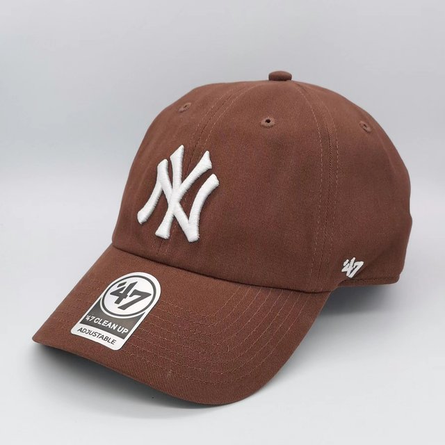 2023 New Product 47 Brown Large Label Soft Top NY Casual Traveling Peaked  LA Baseball Hat