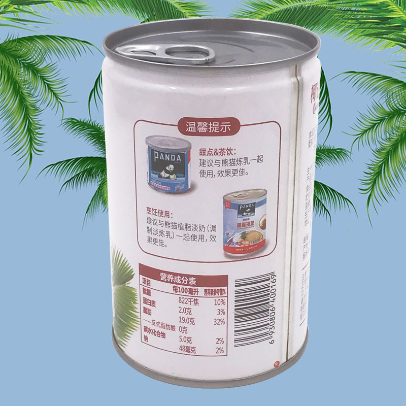 包邮熊猫牌椰达椰浆400ml*5瓶浓缩椰奶原料西米露杨烘焙甜品奶茶 - 图2