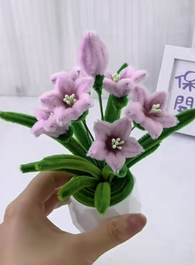 浪漫风雨兰手工材料包diy扭扭棒