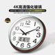 TIMESS钟表挂钟客厅静音钟挂墙日历家用时尚2025新款时钟石英创意